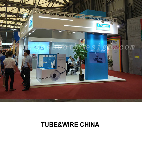 Tube and wire exhibition booth design