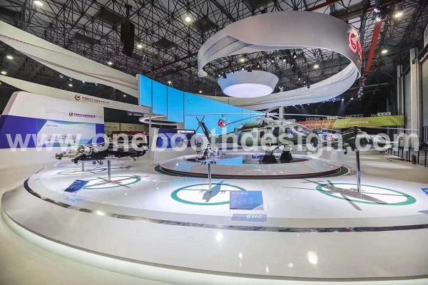 China Helicopter Expo booth contractor in Tianjin