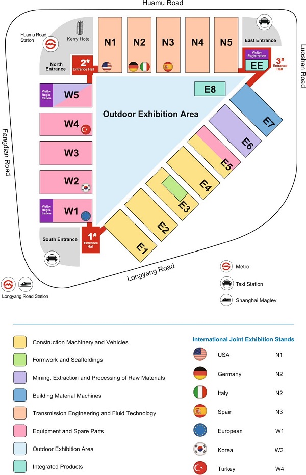 BAUMA china floor plan